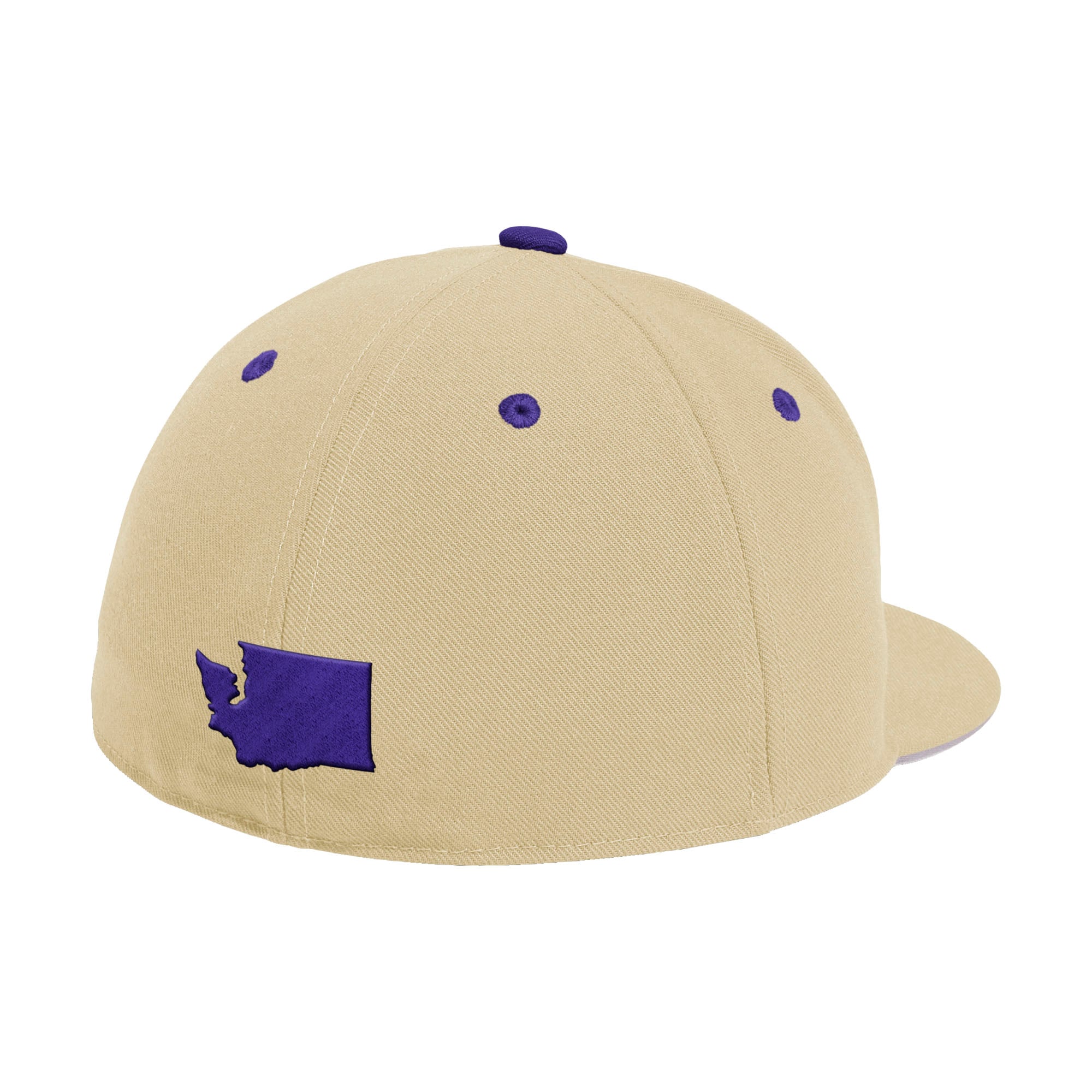 Men's adidas  Gold Washington Huskies On-Field Fitted Baseball Hat